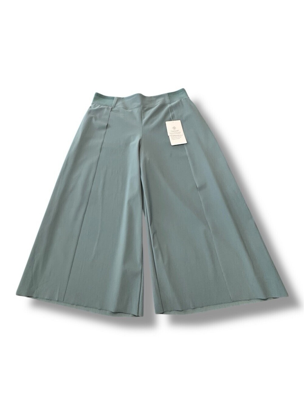 Athleta Cosmic Wrap Pant Minimalistic Gray  Crop Wide Leg Women’s Size 14P